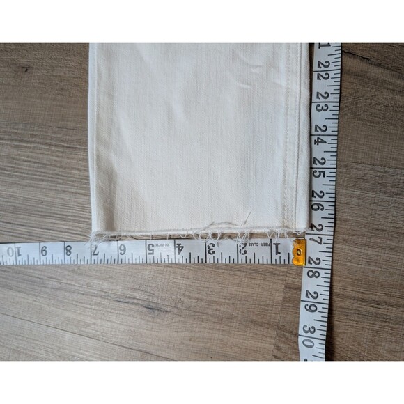 NWT Express Jeans Cropped Legging Plus Size 18 White Mid Rise Stretch $80 Preppy - Picture 12 of 12